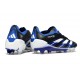 Crampon adidas Predator Elite FG Noir Bleu Blanc