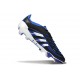 Crampon adidas Predator Elite FG Noir Bleu Blanc