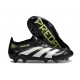 Crampon adidas Predator Elite FG Noir Blanc Citron Lucid