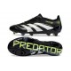 Crampon adidas Predator Elite FG Noir Blanc Citron Lucid