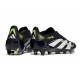 Crampon adidas Predator Elite FG Noir Blanc Citron Lucid
