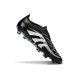 Crampon adidas Predator Elite FG Noir Blanc Citron Lucid
