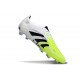 Crampon adidas Predator Elite FG Blanc Noir Citron Lucid