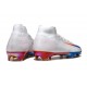 Chaussures Nike Mercurial Superfly 10 Elite FG Blanc Bleu Rouge