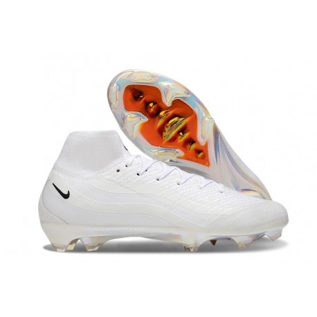 Chaussures Nike Mercurial Superfly 10 Elite FG Blanc