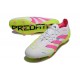 Crampon adidas Predator Elite FG Blanc Rose Lucide Citron Lucide