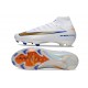 Chaussures Nike Mercurial Superfly 10 Elite FG Blanc Or Bleu