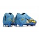Nike Zoom Mercurial Vapor XV Elite FG X Mbappe Bleu Baltique Blanc