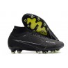 Nike Mercurial Superfly 9 Elite AG Shadow - Noir Gris Blanc Jaune Fluo