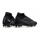Nike Mercurial Superfly 9 Elite AG Shadow - Noir Gris Blanc Jaune Fluo