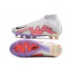 Chaussures Nike Mercurial Superfly 9 Elite AG Blanc Noir Rouge