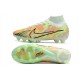 Chaussures Nike Mercurial Superfly 9 Elite AG Bonded - Vert Bleu Orange