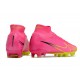Chaussures Nike Mercurial Superfly 9 Elite AG Rose Jaune