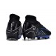 Chaussures Nike Mercurial Superfly 9 Elite AG Noir Chrome Hyper Royal
