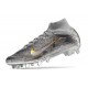 Chaussures Nike Mercurial Superfly 9 Elite AG Argent Métallique