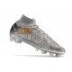 Chaussures Nike Mercurial Superfly 9 Elite AG Argent Métallique