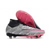 Nike Air Zoom Mercurial Superfly 9 Elite SG-Pro XXV Argent Métallique Hyper Rose Noir