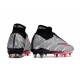Nike Air Zoom Mercurial Superfly 9 Elite SG-Pro XXV Argent Métallique Hyper Rose Noir