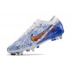 Nike Zoom Mercurial Vapor XV Elite Sg Pro Blanc Bleu