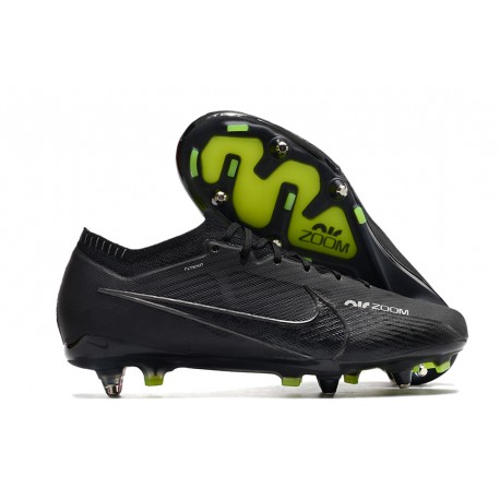 Nike Zoom Mercurial Vapor XV Elite Sg Pro Shadow - Noir Gris Blanc Jaune Fluo