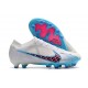 Nike Mercurial Vapor 15 Elite AG Blanc Bleu Baltique Rose Indigo Brume