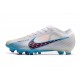 Nike Mercurial Vapor 15 Elite AG Blanc Bleu Baltique Rose Indigo Brume
