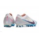 Nike Mercurial Vapor 15 Elite AG Blanc Bleu Baltique Rose Indigo Brume
