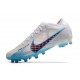 Nike Mercurial Vapor 15 Elite AG Blanc Bleu Baltique Rose Indigo Brume