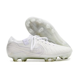 Chaussures Nike Tiempo Legend X Elite FG Blanc