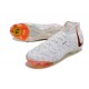 Chaussures Nike Phantom Luna Elite FG Blanc Noir Orange Total